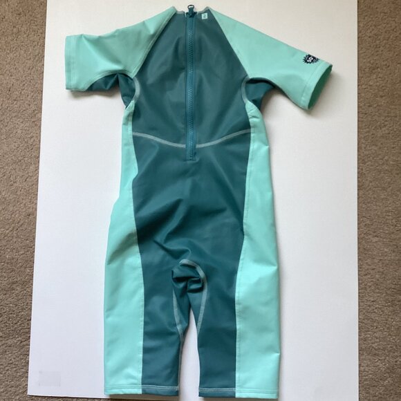 Nabaiji Kids Short Sleeve Wetsuit Swimsuit Swimming 50+ UV Protection - Picture 4 of 7